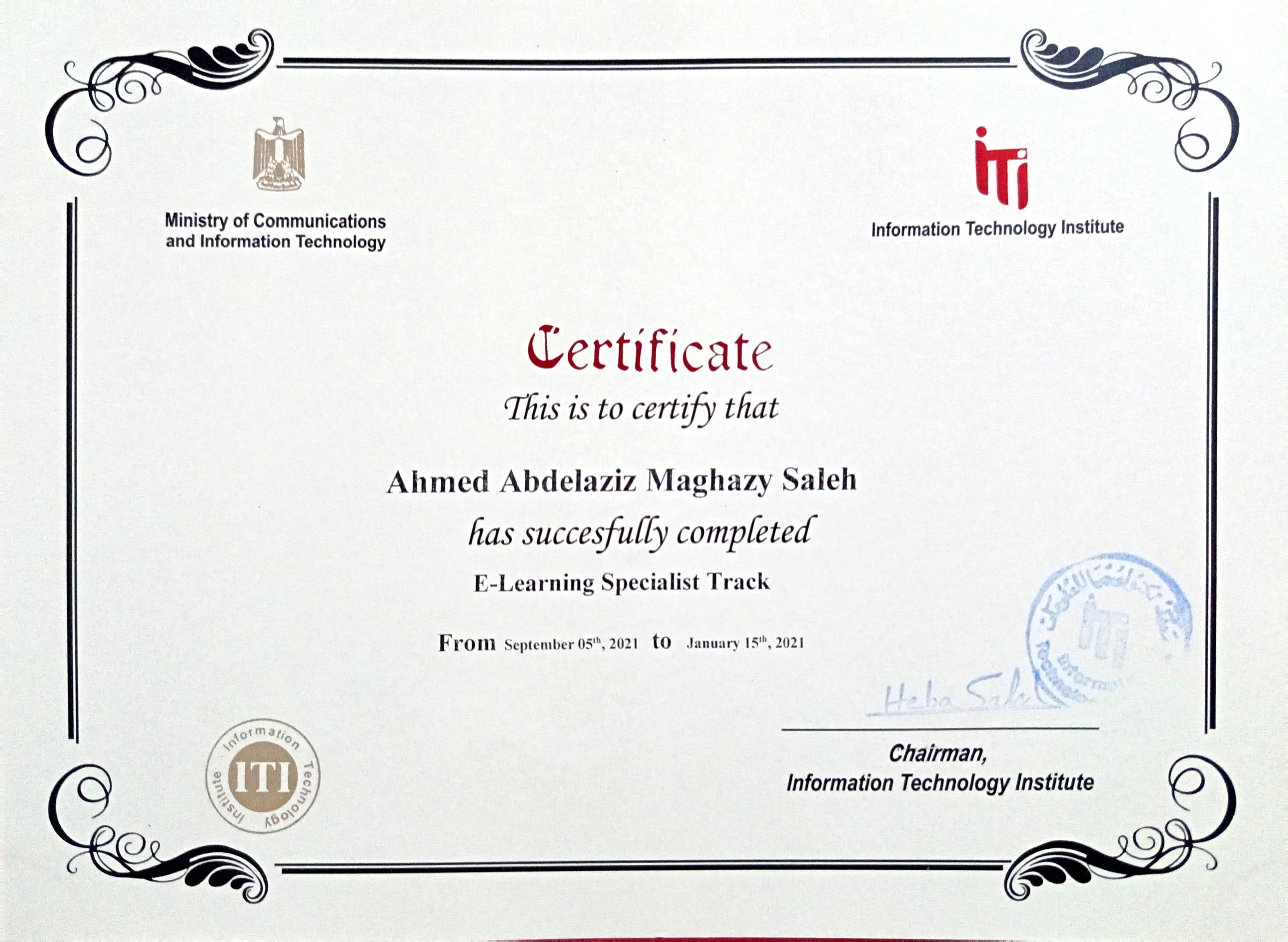 E-Learning Specialist Track